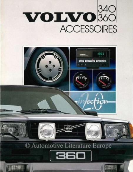 1985 VOLVO 340 / 360 ACCESSOIRES BROCHURE NEDERLANDS
