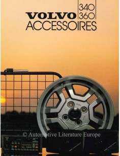 1984 VOLVO 340 / 360 ACCESSOIRES BROCHURE NEDERLANDS