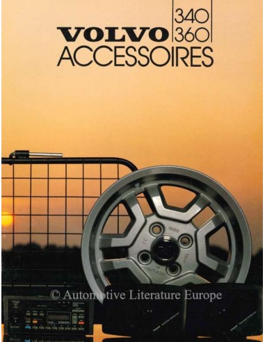 1984 VOLVO 340 / 360 ACCESSORIES BROCHURE DUTCH