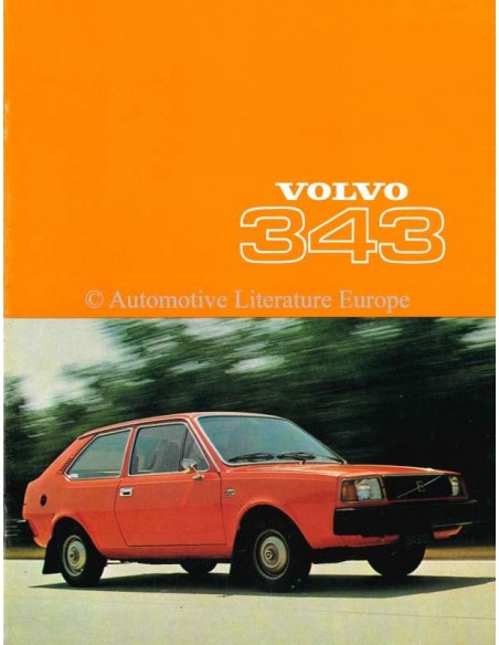 1977 VOLVO 343 BROCHURE DANISH