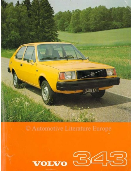 1977 VOLVO 343 LEAFLET DUTCH