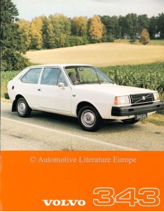 1977 VOLVO 343 LEAFLET ENGELS