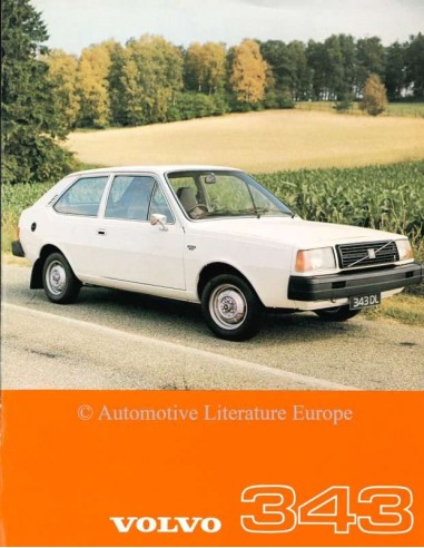 1977 VOLVO 343 DATENBLATT ENGLISCH