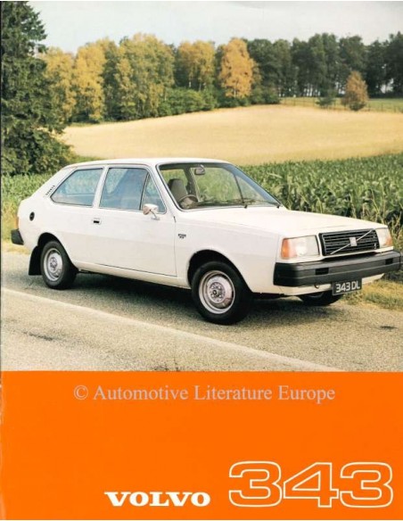 1977 VOLVO 343 LEAFLET ENGELS