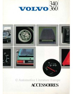1983 VOLVO 340 / 360 ZUBEHÖR PROSPEKT NIEDERLÄNDISCH