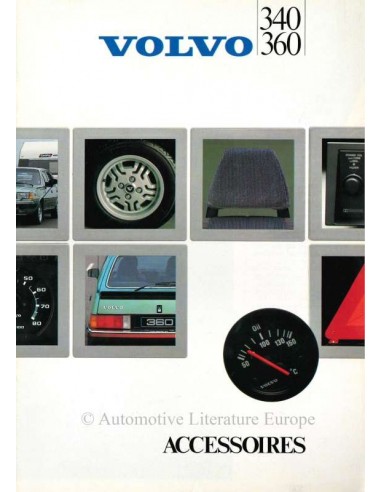 1983 VOLVO 340 / 360 ACCESSOIRES BROCHURE NEDERLANDS