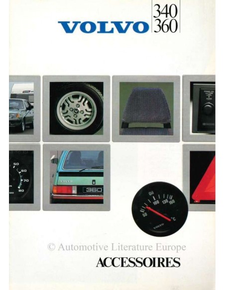 1983 VOLVO 340 / 360 ACCESSOIRES BROCHURE NEDERLANDS