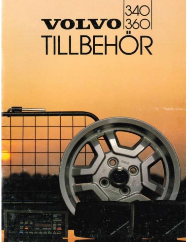 1984 VOLVO 340 / 360 ACCESSORIES BROCHURE SWEDISH