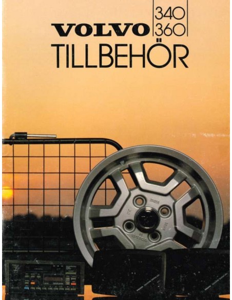 1984 VOLVO 340 / 360 ACCESSORIES BROCHURE SWEDISH