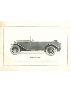 1927 CEIRANO TIPO N 150 / S 150 INSTRUCTIEBOEKJE ITALIAANS 2