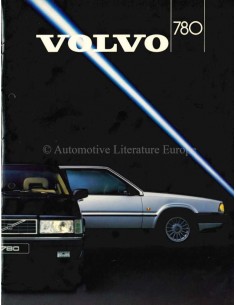 1987 VOLVO 780 BROCHURE NEDERLANDS
