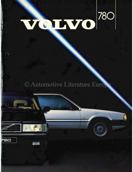 1987 VOLVO 780 BROCHURE DUTCH