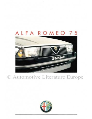 1988 ALFA ROMEO 75 PROSPEKT FRANZÖSISCH