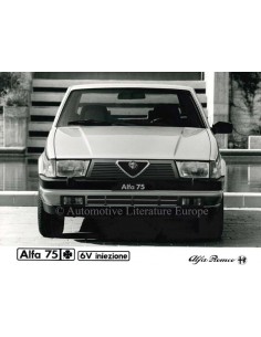 1987 ALFA ROMEO 75 QV V6 INIEZIONE PERSFOTO