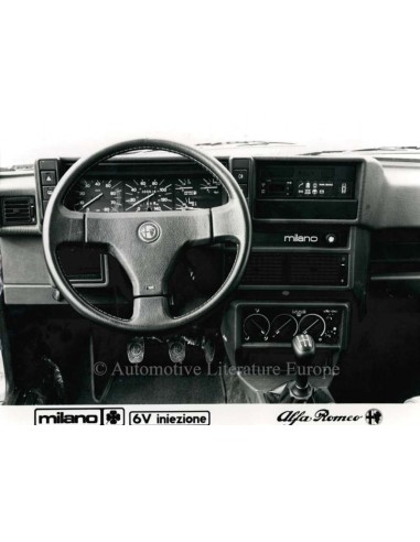 1986 ALFA ROMEO MILANO QV V6 INIEZIONE DASHBOARD PERSFOTO