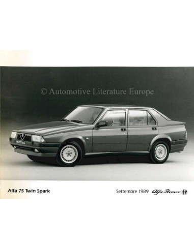 1989 ALFA ROMEO 75 TWIN SPARK PRESSE BILD