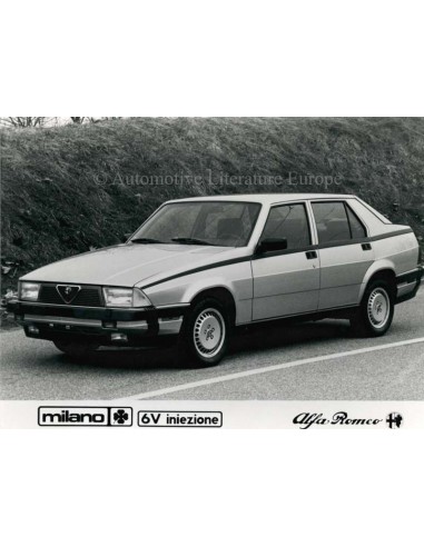 1986 ALFA ROMEO MILANO QV V6 INIEZIONE PRESSE BILD