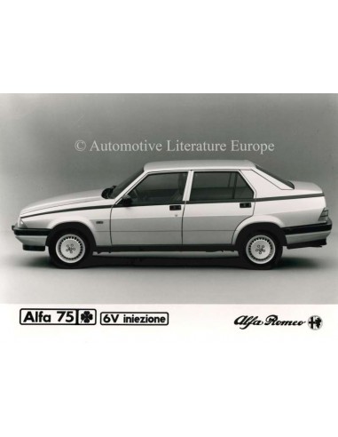 1987 ALFA ROMEO 75 QV V6 INIEZIONE PRESSE BILD