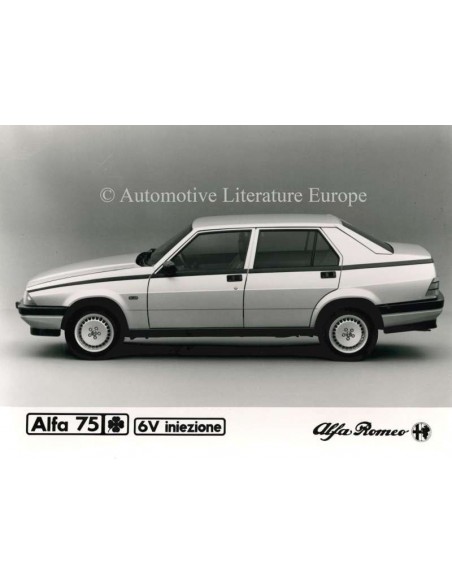 1987 ALFA ROMEO 75 QV V6 INIEZIONE PRESSE BILD
