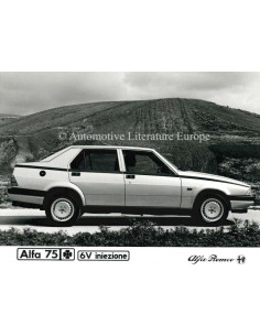 1987 ALFA ROMEO 75 QV V6 INIEZIONE PERSFOTO