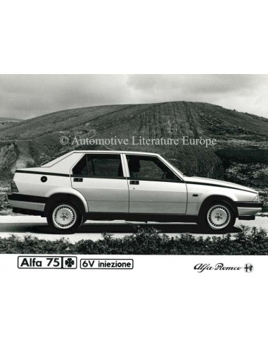 1987 ALFA ROMEO 75 QV V6 INIEZIONE PRESSE BILD
