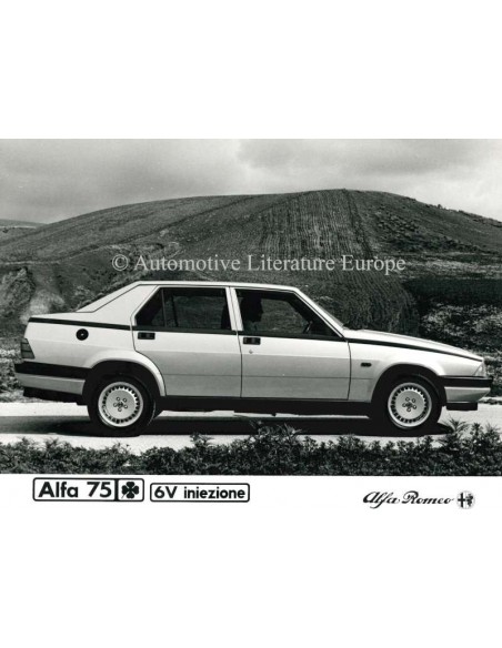 1987 ALFA ROMEO 75 QV V6 INIEZIONE PRESSE BILD
