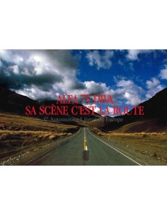 1987 ALFA ROMEO 75 DIVA LEAFLET FRENCH