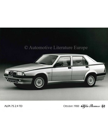 1988 ALFA ROMEO 75 2.4 TD PRESSE BILD