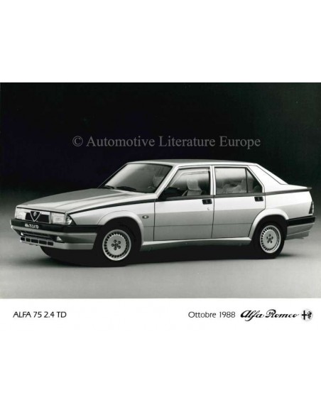 1988 ALFA ROMEO 75 2.4 TD PRESSE BILD