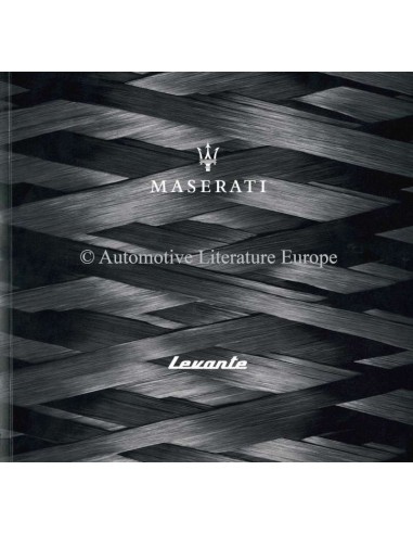 2017 MASERATI LEVANTE BROCHURE ENGLISH (UK)