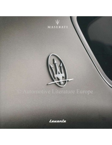 2018 MASERATI LEVANTE BROCHURE ENGLISH (UK)