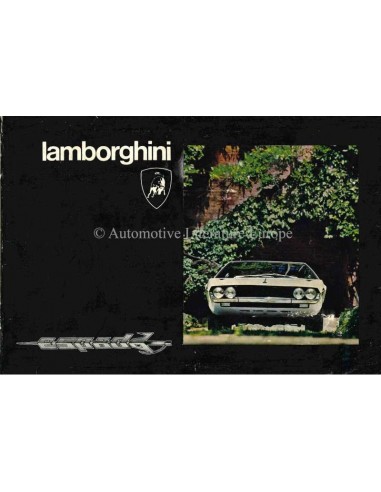 1974 LAMBORGHINI ESPADA III BETRIEBSANLEITUNG