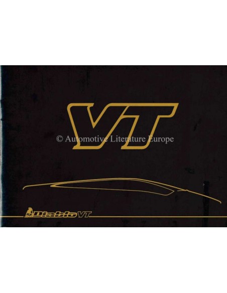 1991 LAMBORGHINI DIABLO 1994 LAMBORGHINI DIABLO VT INSTRUCTIEBOEKJE SUPPLEMENT