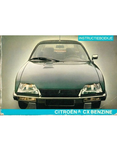 1979 CITROEN CX BENZIN BETRIEBSANLEITUNG NIEDERLÄNDISCH