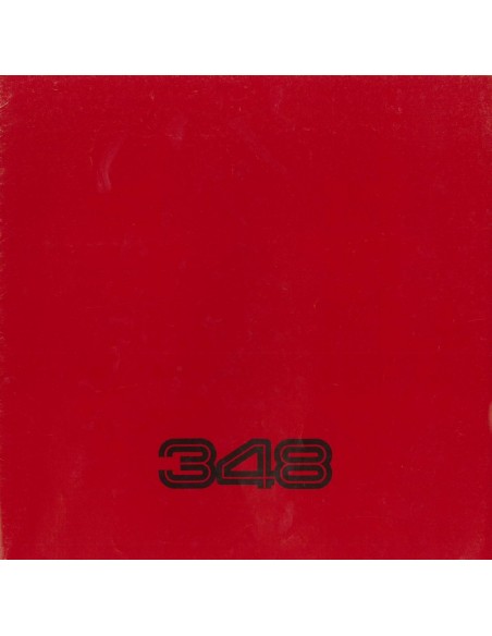 1989 FERRARI 348 TB TS BROCHURE 575/89