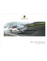 2013 PORSCHE BOXSTER HARDCOVER PROSPEKT DEUTSCH