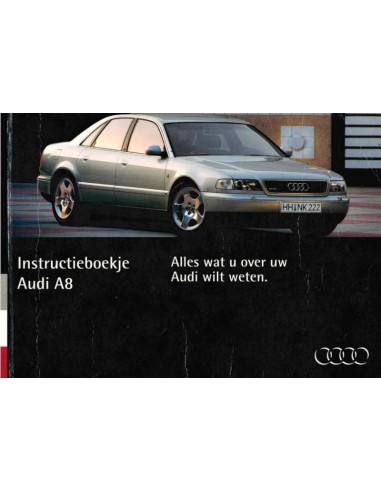 1994 AUDI A8 BETRIEBSANLEITUNG NIEDERLÄNDISCH