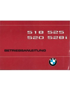 1979 BMW 5 SERIE INSTRUCTIEBOEKJE DUITS