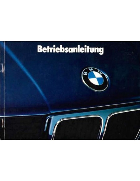 1991 BMW 5 SERIES OWNERS MANUAL GERMAN