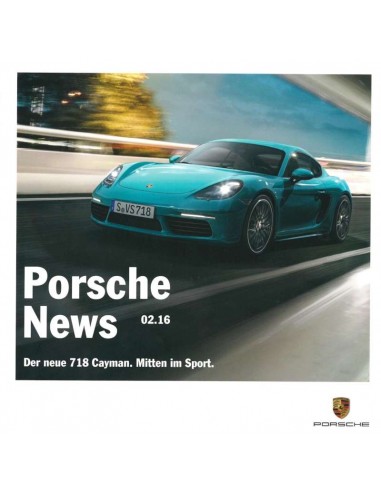 2016 PORSCHE NEWS BROCHURE