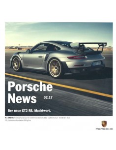 2017 PORSCHE NEWS PROSPEKT DEUTSCH