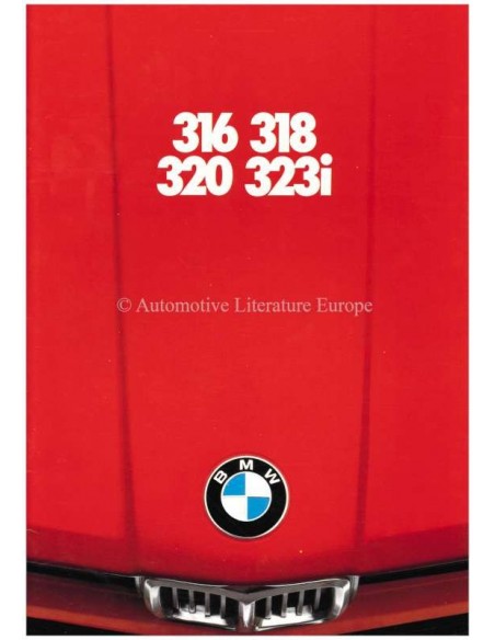 1980 BMW 3ER PROSPEKT NIEDERLÄNDISCH