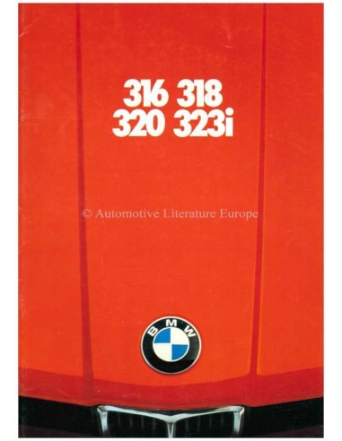 1978 BMW 3 SERIES BROCHURE DUTCH