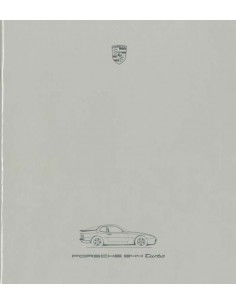 1986 PORSCHE 944 TURBO BROCHURE DUITS