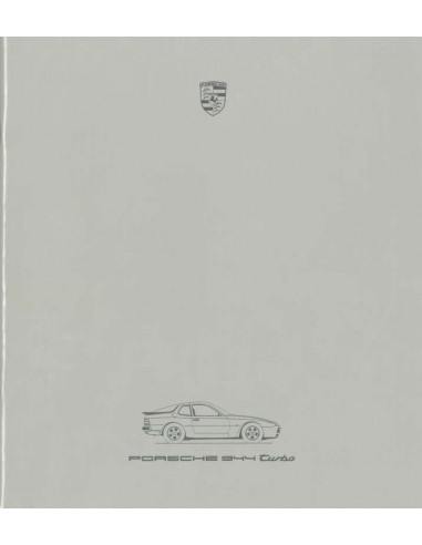 1986 PORSCHE 944 TURBO BROCHURE DUITS
