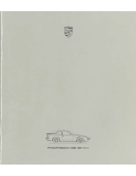 1986 PORSCHE 944 BROCHURE DUITS