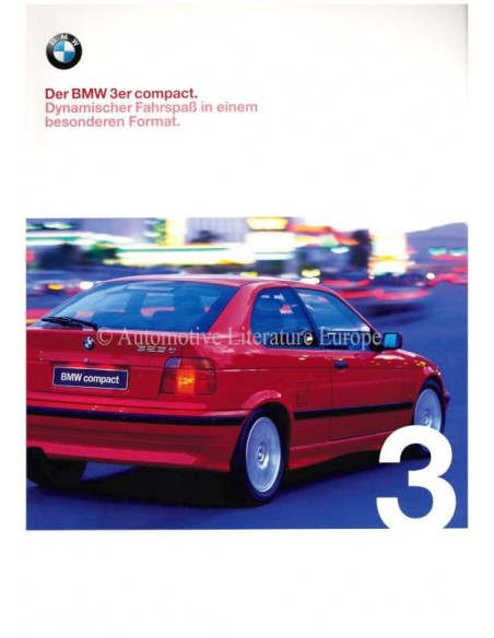 1998 BMW 3 SERIE COMPACT BROCHURE DUITS