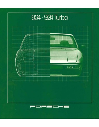 1981 PORSCHE 924 TURBO BROCHURE GERMAN