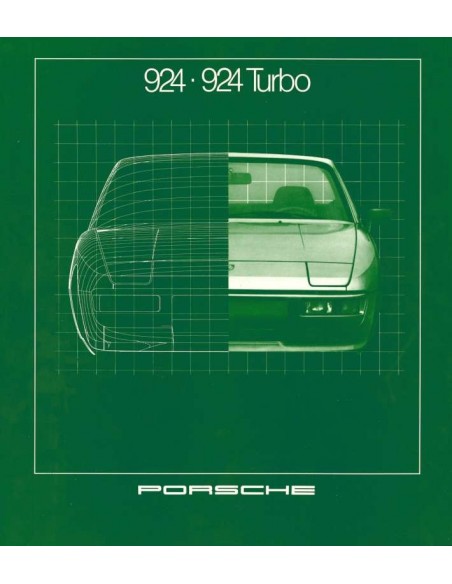 1981 PORSCHE 924 TURBO BROCHURE DUITS