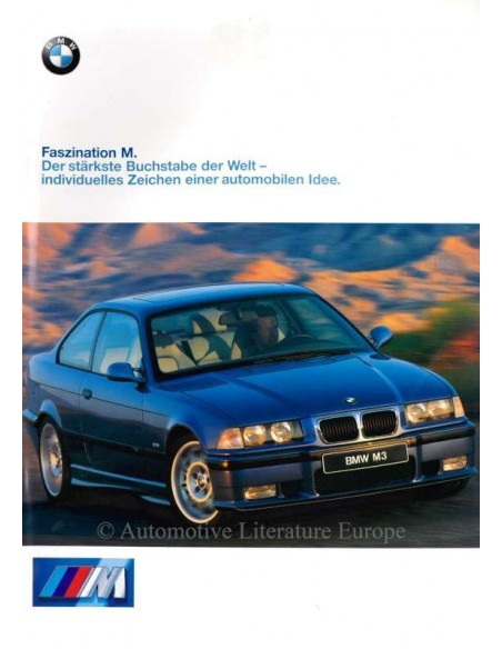 1997 BMW M3 BROCHURE DUITS